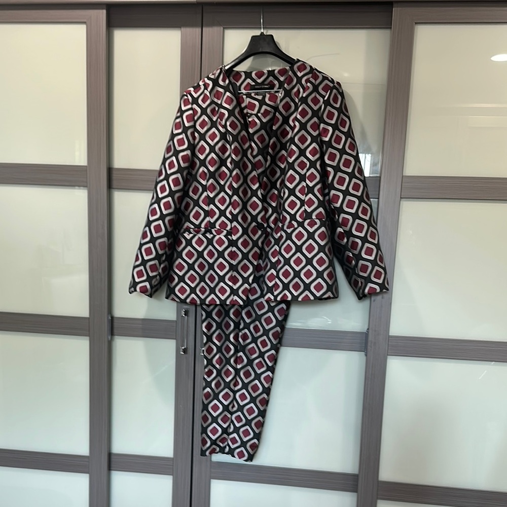 Geometric Patterned Suit Set - image 1